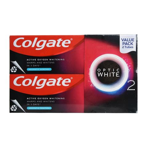 COLGATE, Optic White O2 2s .